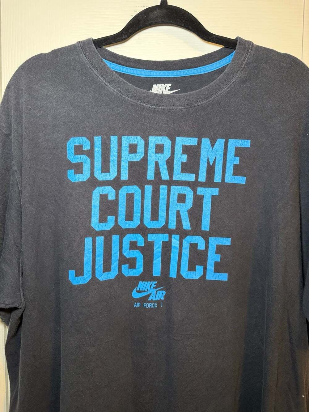 Nike Supreme Court Justice Size 3XL Black T-Shirt